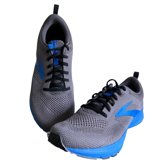 Brooks Revel 5 Grey and Blue Men’s Shoe Size 12.5 #1173